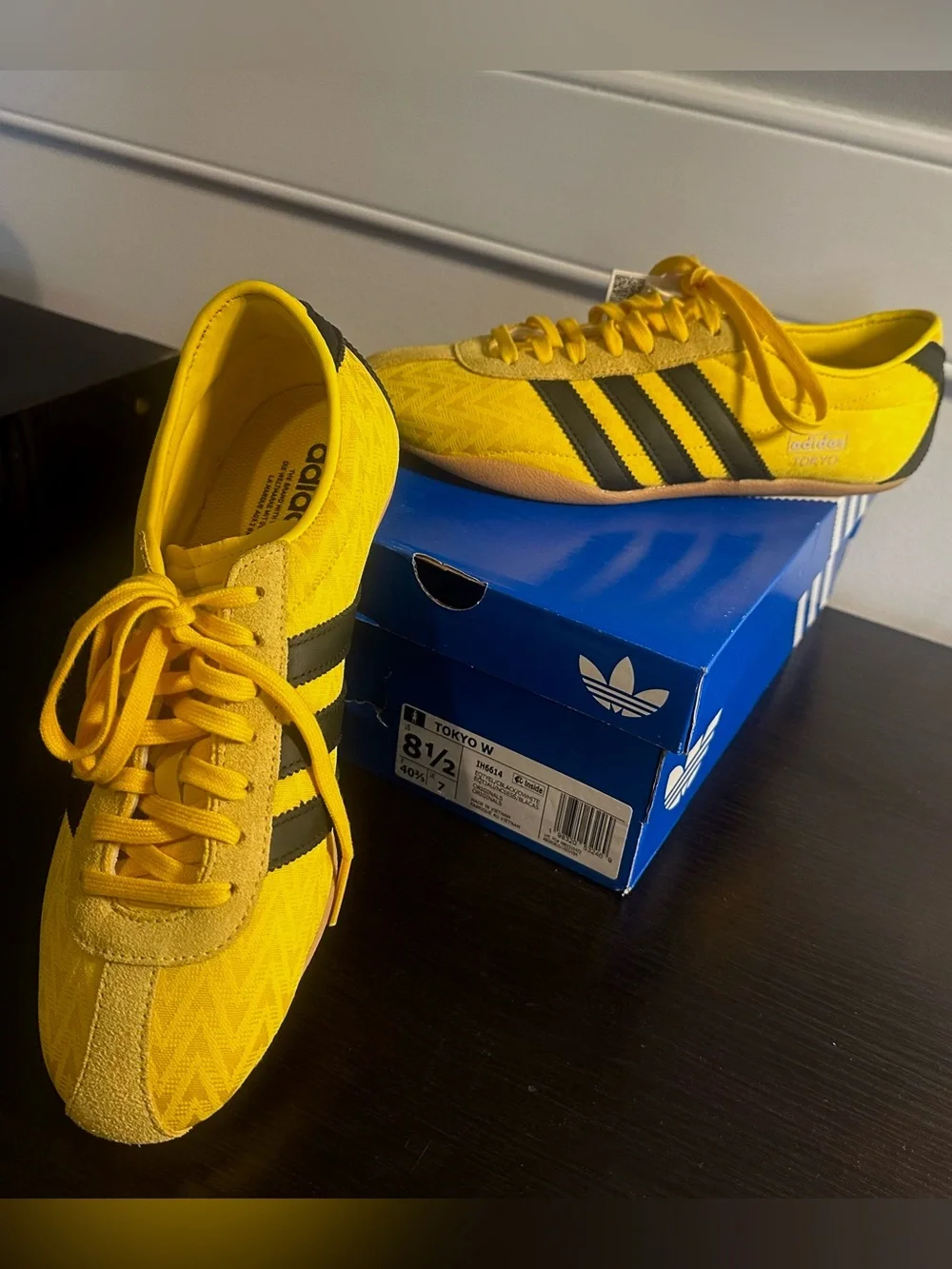 Women’s adidas Tokyo Jaquard Yellow Sneakers US sz 8.5